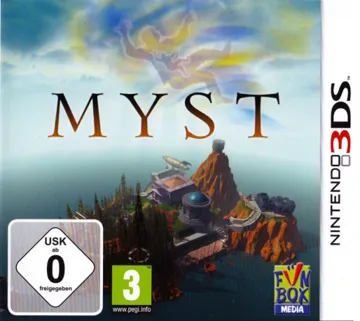 Myst (Europe)(En,Fr,Ge) box cover front